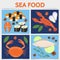 Flat Seafood Square Concept