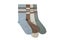 Flat socks.Long sock, elastic colorful fabric and striped Xmas warm ankle or sport feet cotton or wool comfort clothes. Socks are