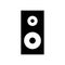 Flat speaker icon vector, Sound, audio music sign Isolated