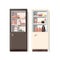 Flat Style Refrigerator and Fridge Vector Illustration