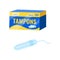 Flat Tampons Illustration