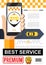 Flat Taxi Order Service Poster