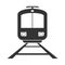 Flat train icon