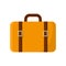 Flat Travel Bag Icon Clipart Isolated Vector on White Background