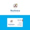 Flat Turbine Logo and Visiting Card Template. Busienss Concept Logo Design