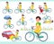 Flat type Childminder men_city cycle