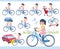 Flat type Childminder women_city cycle