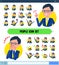 Flat type glasses Honest man_icon