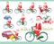 Flat type Santa Claus_city cycle