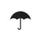 Flat umbrella icon for concept design. Vector isolated