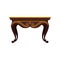 Flat vector icon of antique wooden table for dining room. Luxury decorative item for interior. Vintage home furniture