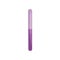 Flat vector icon of purple nail file. Beauty tool. Instrument used for smoothing and shaping fingernails