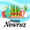 flat vector Nowruz celebration illustration design