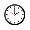 Flat watch clock with arow icon isolated on background. EPS 10 vector illustration