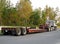 Flatbed semi truck & trailer