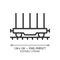 Flatcar pixel perfect linear icon