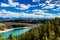 Flathead River leading to Kerr Dam. Polson Montana United States