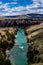 Flathead River leading to Kerr Dam. Polson Montana United States