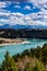 Flathead River leading to Kerr Dam. Polson Montana United States