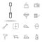 flathead screwdriver icon. construction icons universal set for web and mobile