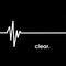 Flatline Heart Beat, EKG, Clear