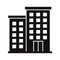 Flats building Vector Icon which can easily modify or edit