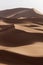 Flats of Sahara desert in Morocco on sunset