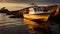 Flattering Lighting And Brushwork Mastery: The Yellow Boat In Havencore