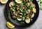 Flavor and freshness in every bite: clams with cilantro and lemon