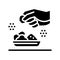 flavoring meal glyph icon vector illustration