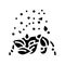 flavoring tea glyph icon vector illustration