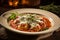 Flavors of Italy: Artfully Crafted Ravioli with Rich Tomato Sauce and Parmesan