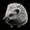 Flawless Line Work: Hyper-realistic Illustration Of A Liquid Metal Hedgehog