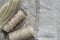 Flax fibers for the production of linen fabrics, linen yarn and thread