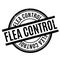 Flea Control rubber stamp