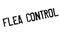 Flea Control rubber stamp