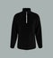 Fleece tracksuit top jacket with half zip design