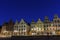 Flemish-Baroque-style townhouses in Arras in France