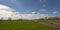 Flemish landscape - wide angle view