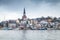 Flensburg town in winter, Germany