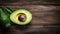 flesh food avocado background