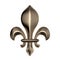 Fleur de lis 3d rendering