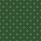 Fleur de lis french damask pattern in green color. Ornamental fabric swatch close-up.