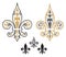 Fleur de lis - French symbol design, French heralry