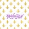 Fleur-de-lis royal, luxury seamless pattern background