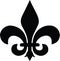 Fleur De Lis Royal Symbol Classic Medieval Vector