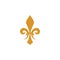 Fleur de lis vector icon design