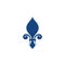 Fleur de lis vector icon design