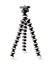 Flexible folding octopus tripod on white isolated background for mobile smartphones, tripod for DSLR cameras