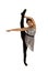 Flexible Jazz Dancer Raising Leg
